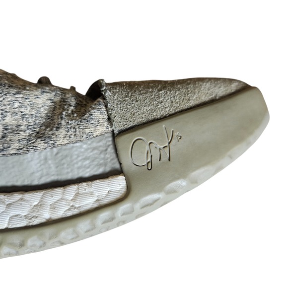 Adidas Harden Vol. 1 Shoes Trace Cargo Linen White Green Mens 11 Athletic BW0550 - Picture 4 of 13